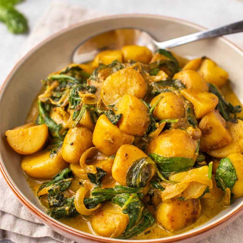 Saag Aloo