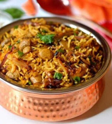 Mushroom Biryani